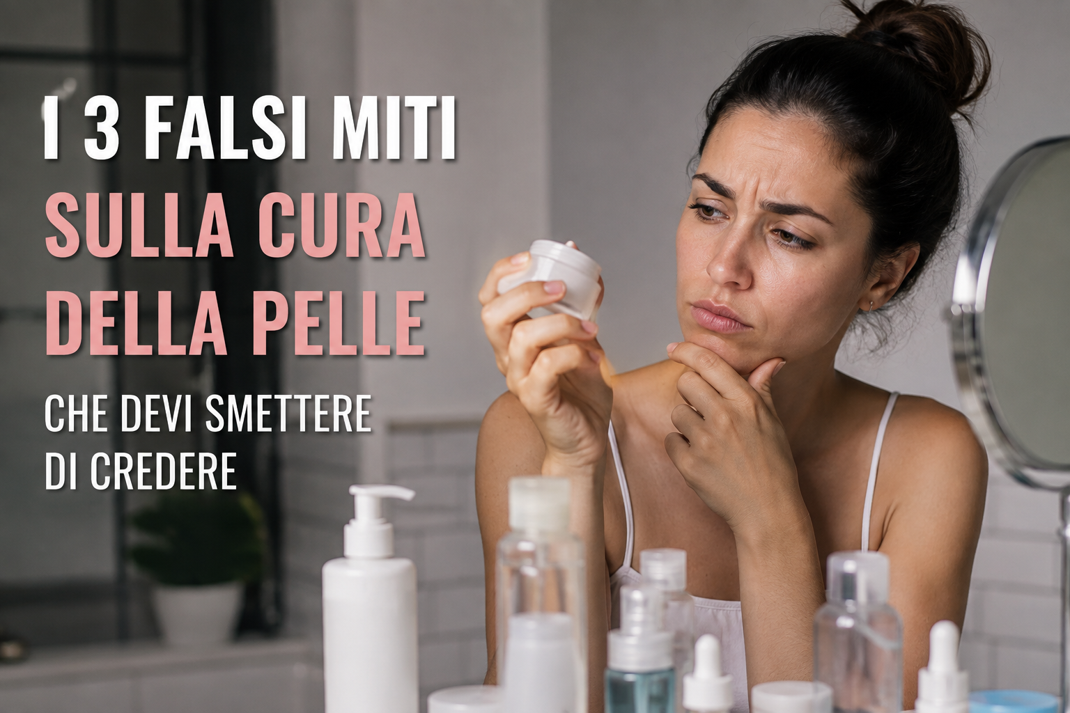 I 3 falsi miti sulla cura della pelle che devi smettere di credere